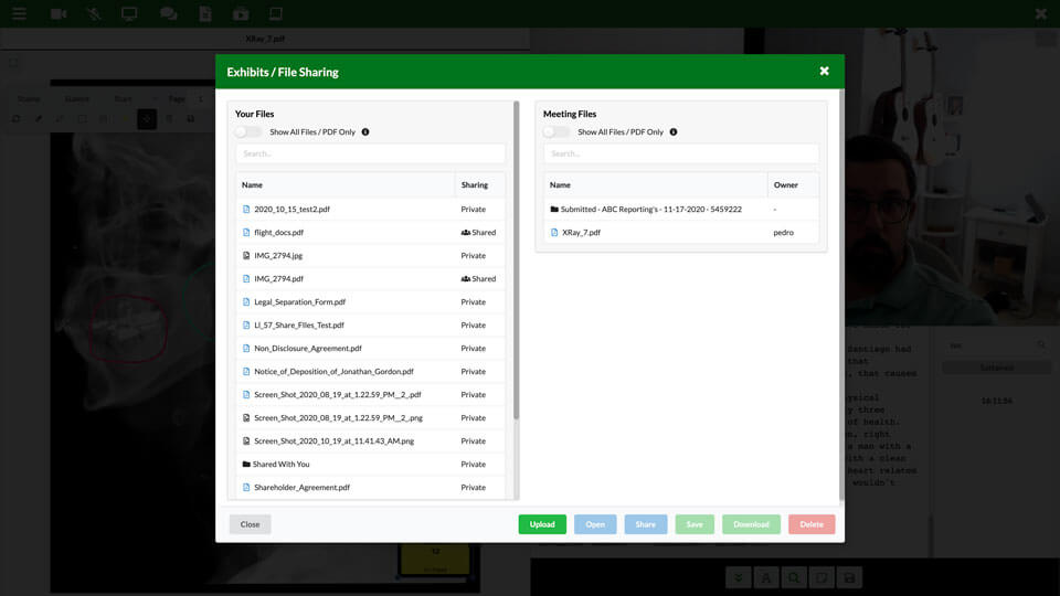Dashboard & File Management