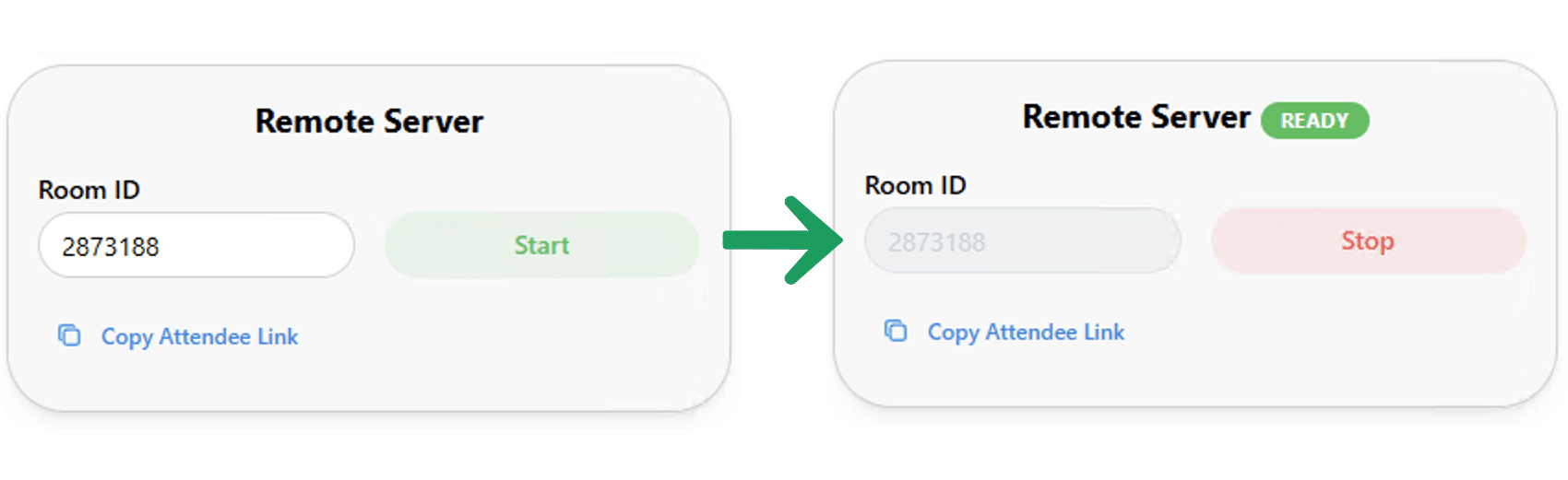 RealtimeCapture Connection Screen